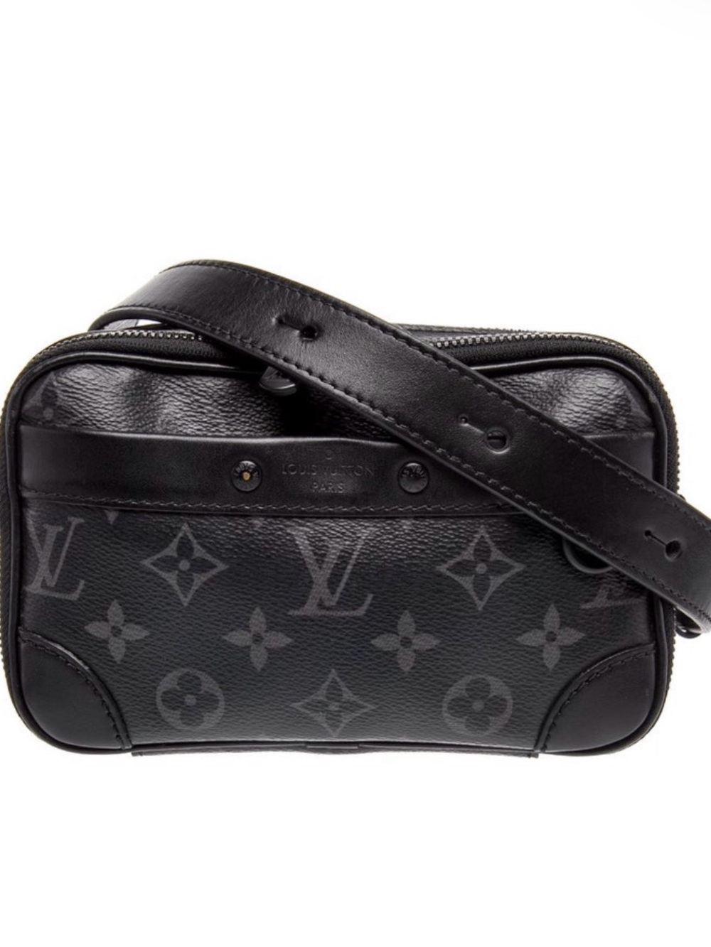 Louis Vuitton Alpha Messenger Monogram Eclipse Black Crossbody Bag